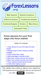 Mobile Screenshot of forexlessons.org