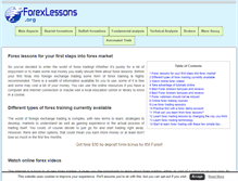 Tablet Screenshot of forexlessons.org